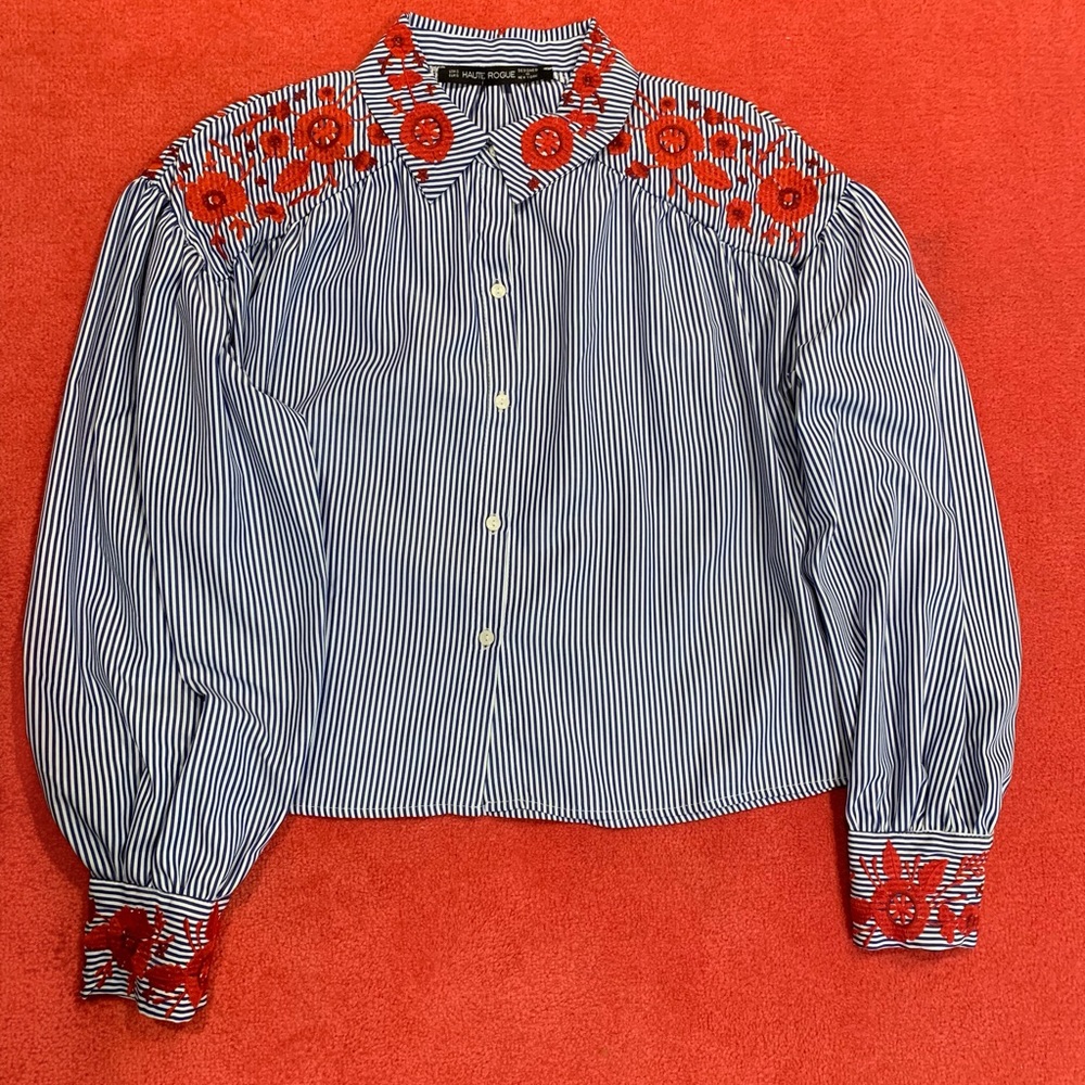 Haute Rouge floral patterned button down